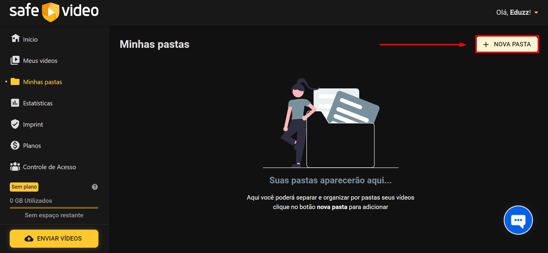 Como organizar meus vídeos em pastas? - SafeVideo – Ajuda Eduzz